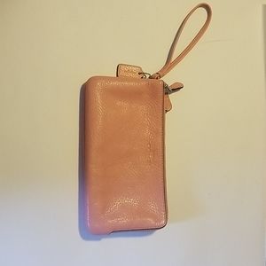 Coach Double Zip Wristlet Wallet